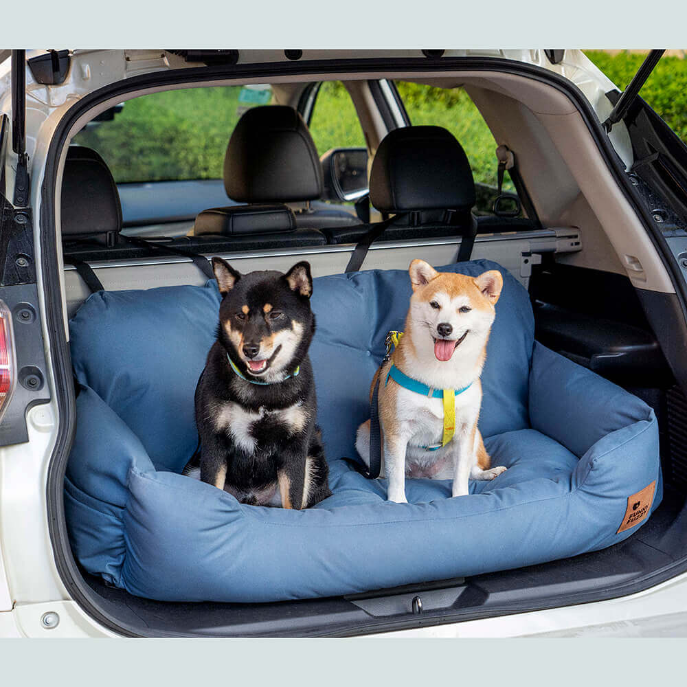 Siège Auto Imperméable et Sécurisé - Style Traversin pour Chiens Moyens et Grands - Image 13