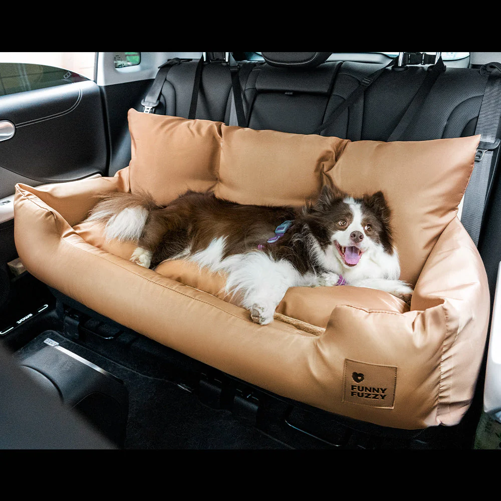 Siège Auto Imperméable et Sécurisé - Style Traversin pour Chiens Moyens et Grands - Image 14