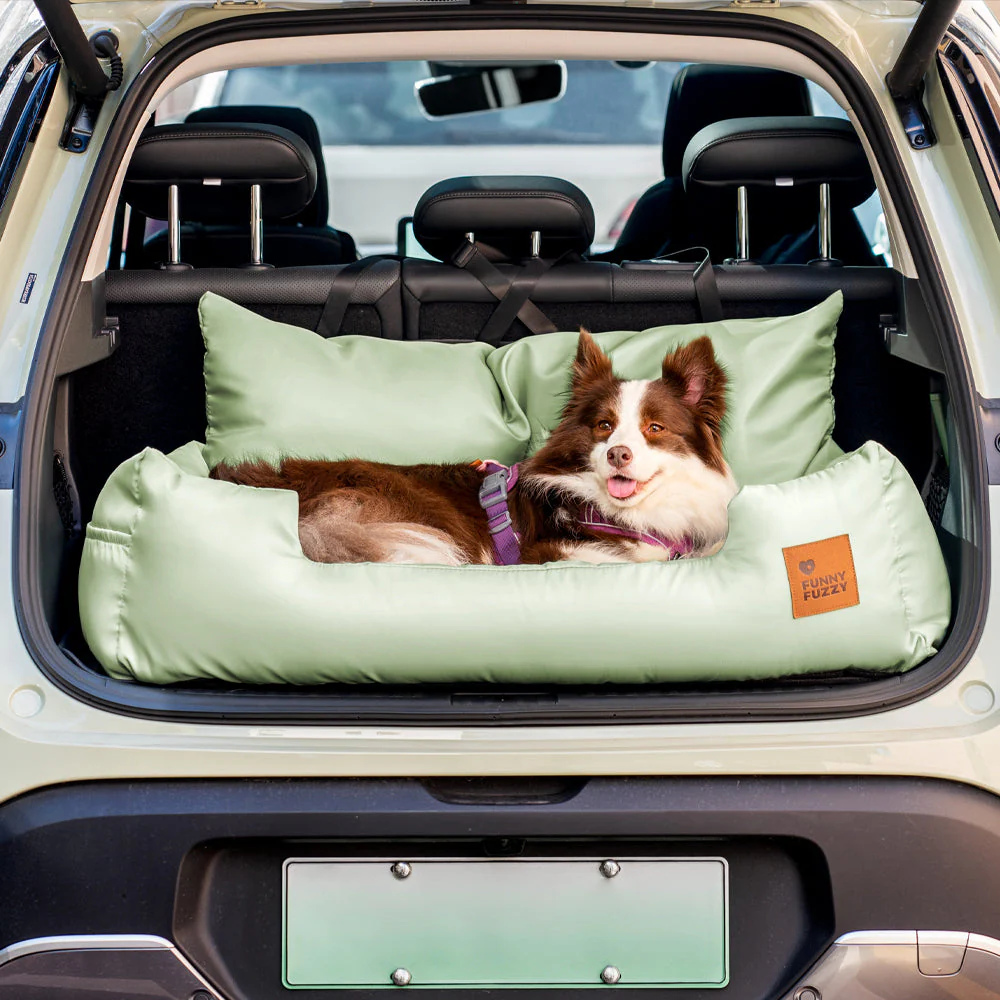 Siège Auto Imperméable et Sécurisé - Style Traversin pour Chiens Moyens et Grands - Image 17