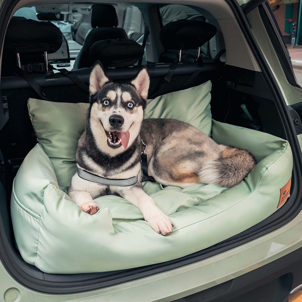 Siège Auto Imperméable et Sécurisé - Style Traversin pour Chiens Moyens et Grands - Image 25