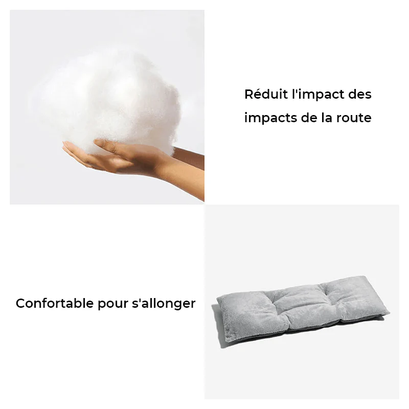 Siège Auto Imperméable et Sécurisé - Style Traversin pour Chiens Moyens et Grands - Image 5