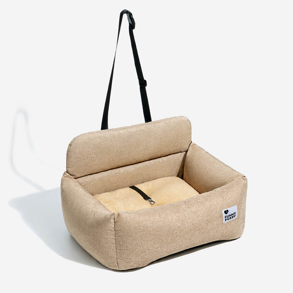Siège auto lavable et durable style traversin pour chien - Image 10