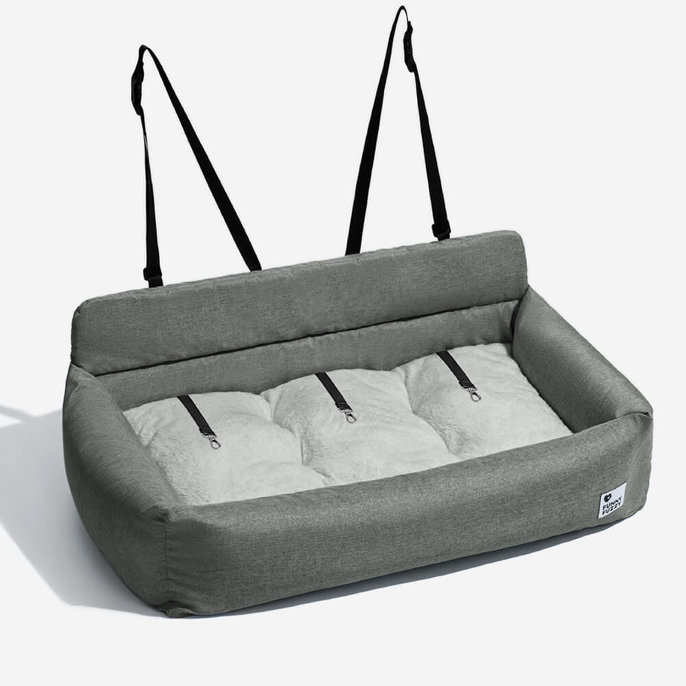 Siège auto lavable et durable style traversin pour chien - Image 13