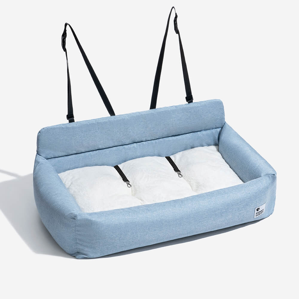 Siège auto lavable et durable style traversin pour chien - Image 16
