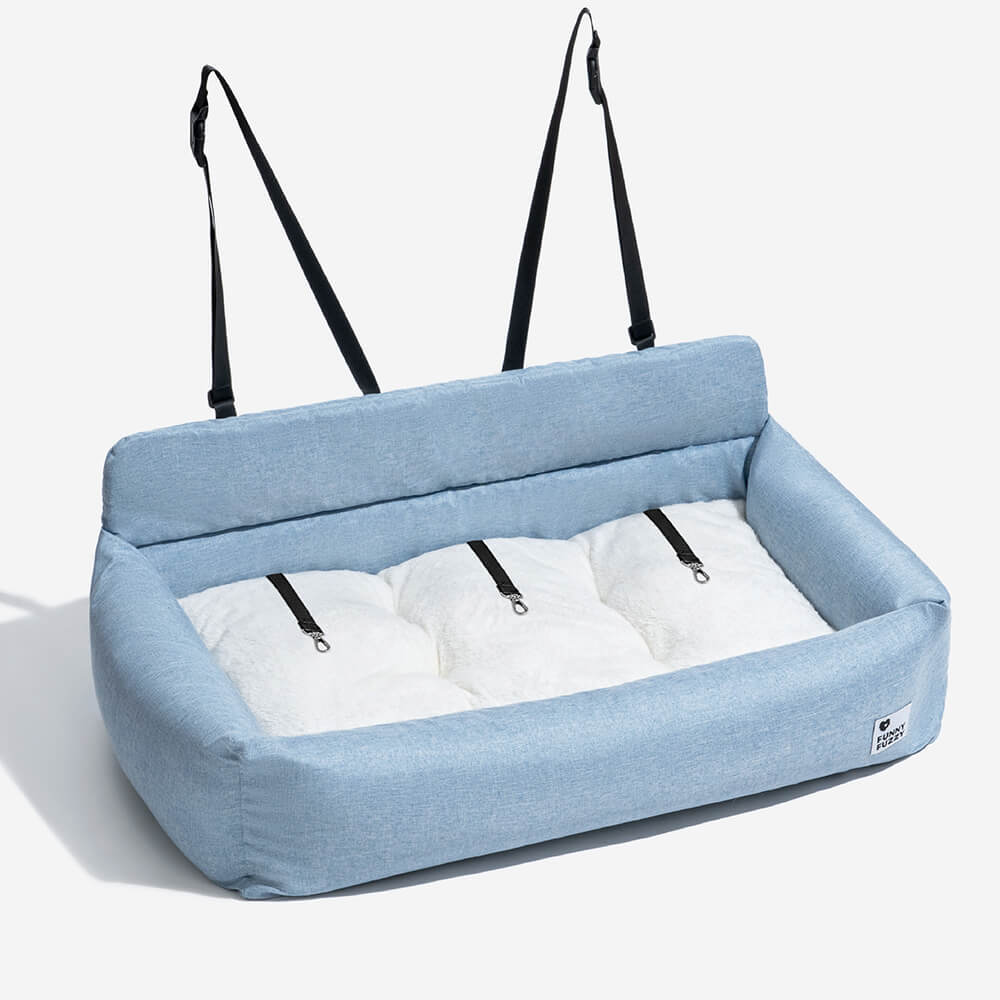Siège auto lavable et durable style traversin pour chien - Image 17