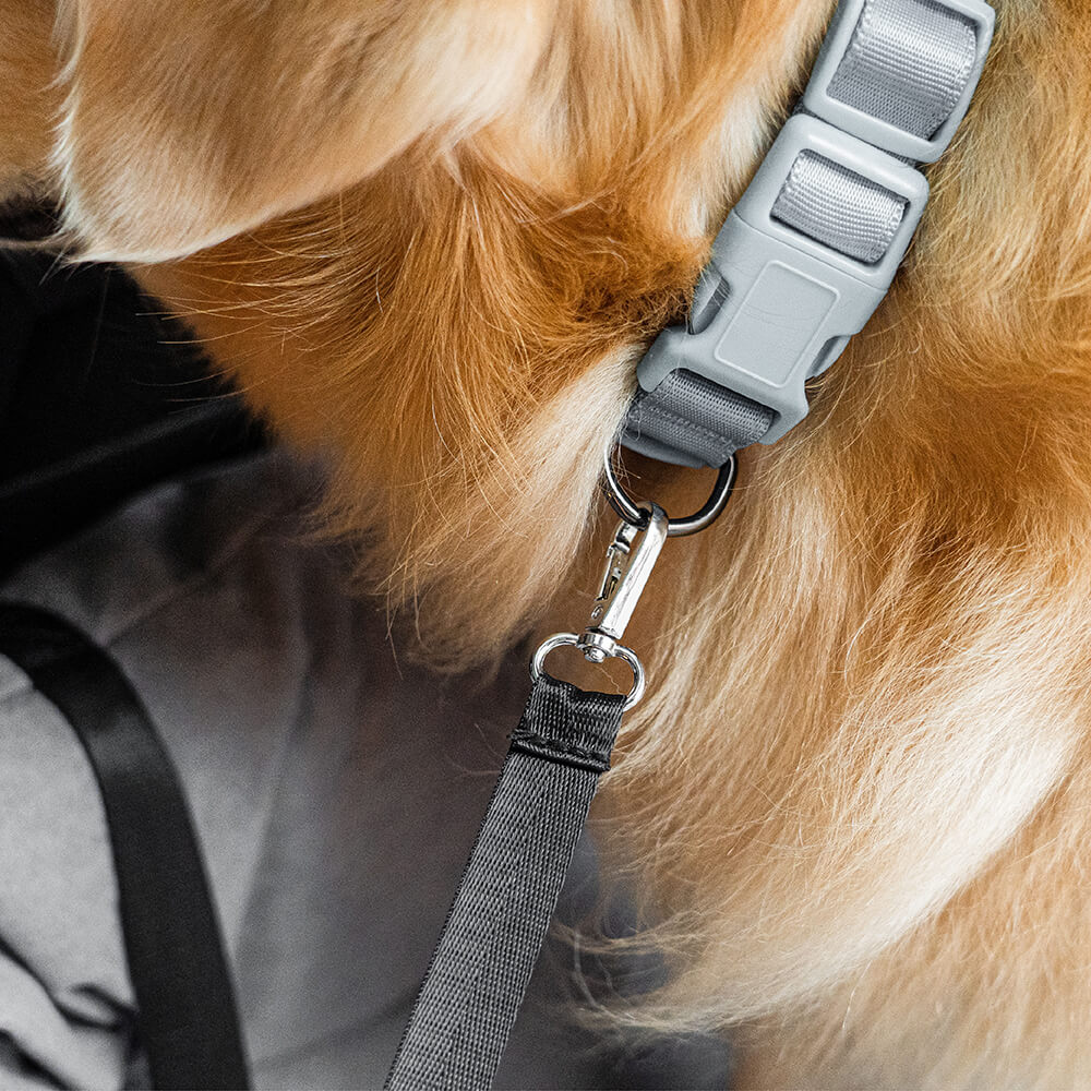 Siège Auto Sécurisé pour Chiens Moyens et Grands - Style Traversin pour Banquette Arrière - Image 11