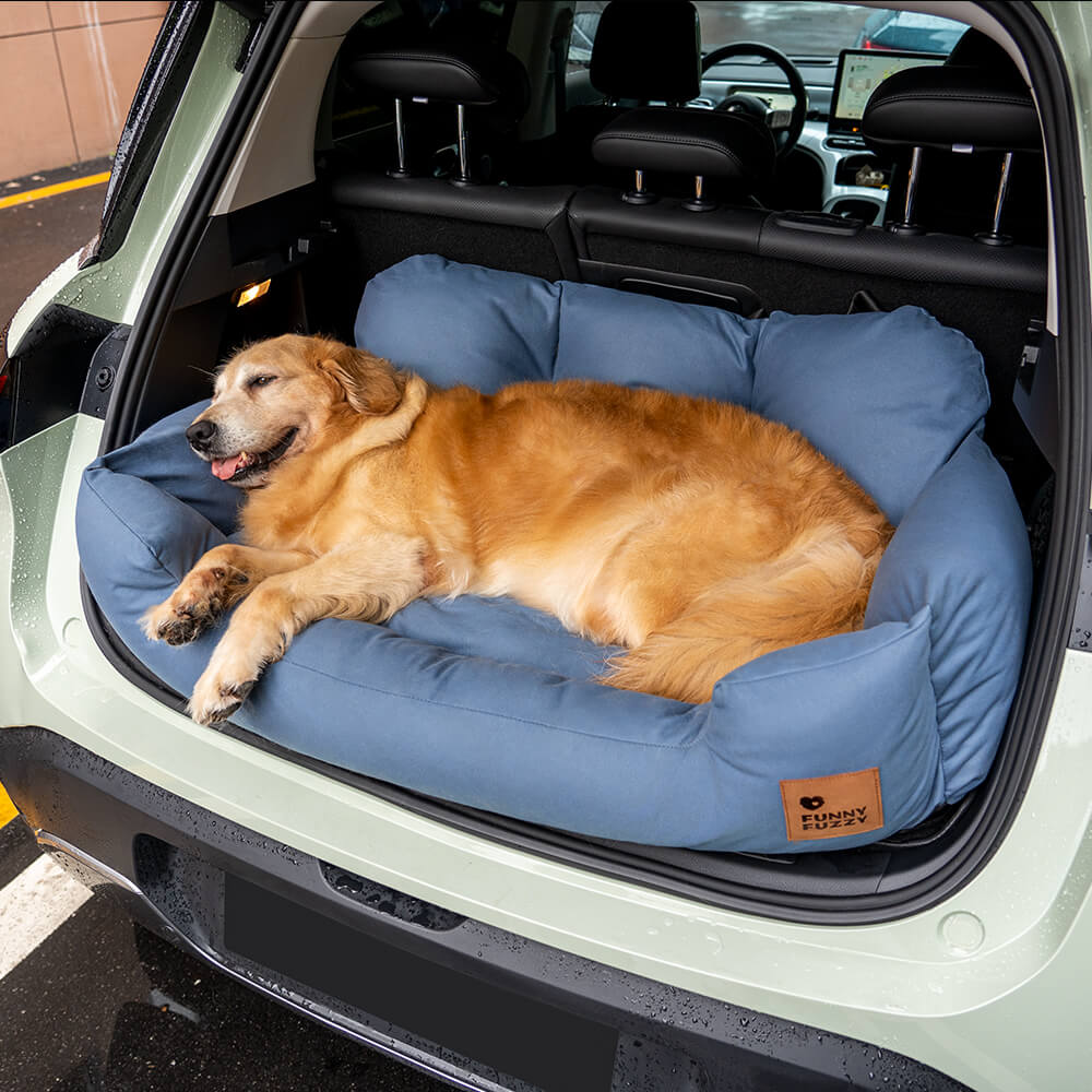 Siège Auto Sécurisé pour Chiens Moyens et Grands - Style Traversin pour Banquette Arrière - Image 14