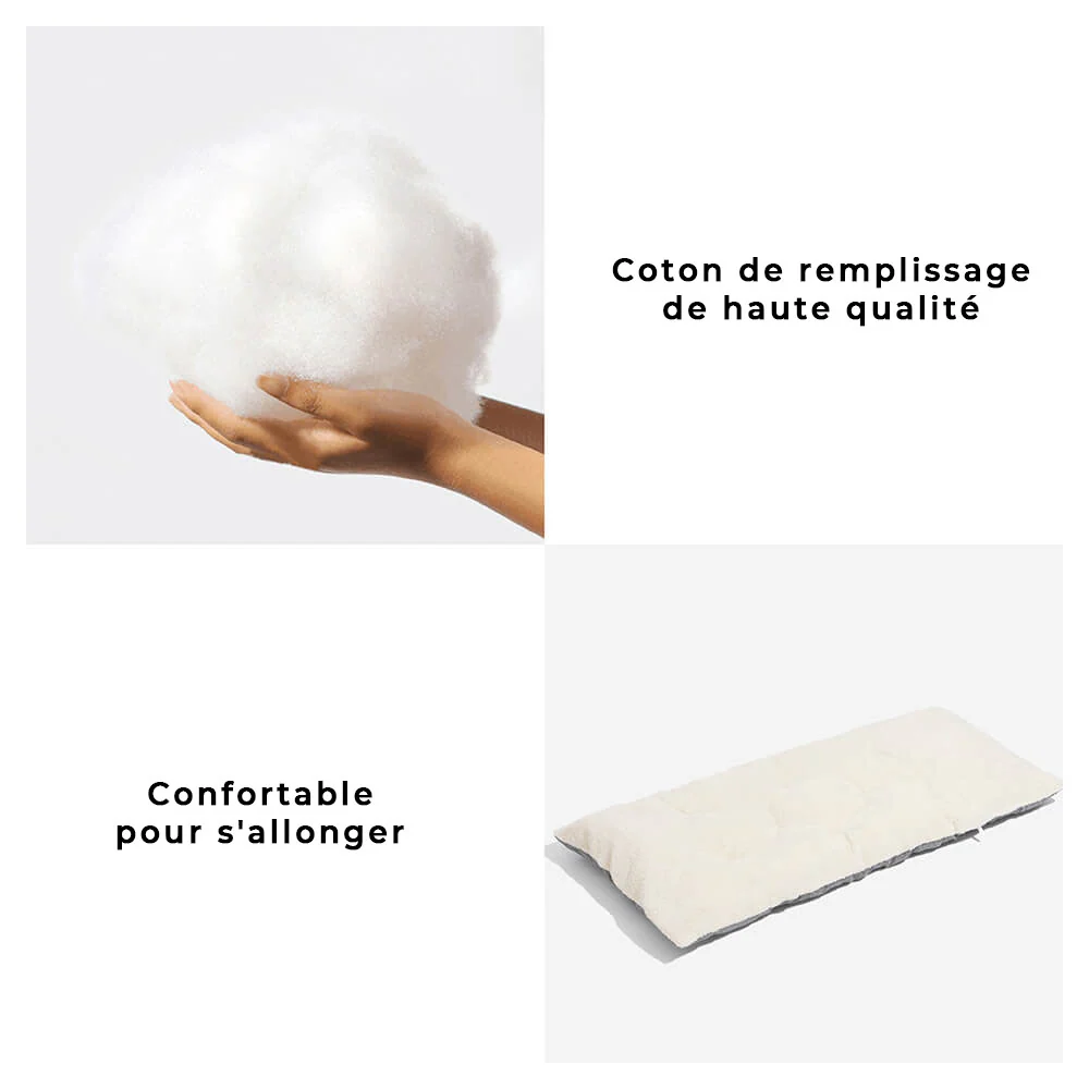 Siège Auto Sécurisé pour Chiens Moyens et Grands - Style Traversin pour Banquette Arrière - Image 8