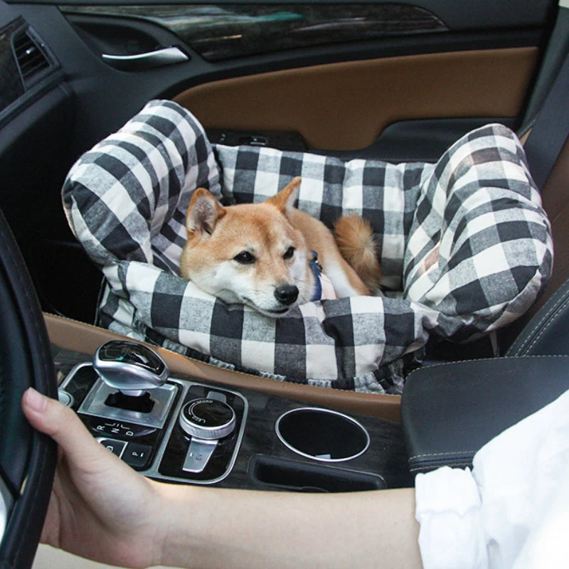 Siège auto portable pour animaux de compagnie style traversin Siège auto pour chien - Image 11