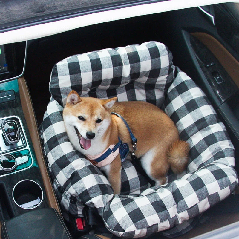 Siège auto portable pour animaux de compagnie style traversin Siège auto pour chien - Image 12