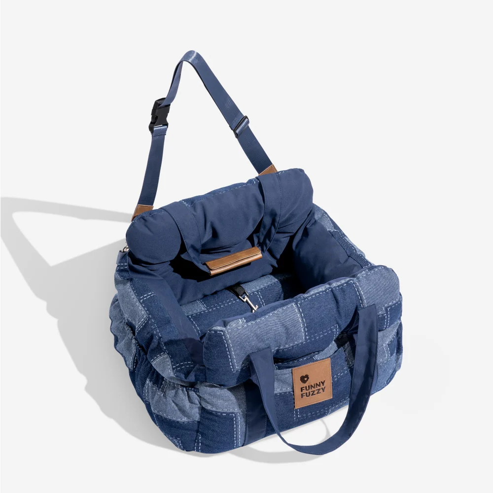 Siège auto portable pour animaux de compagnie style traversin Siège auto pour chien - Image 21