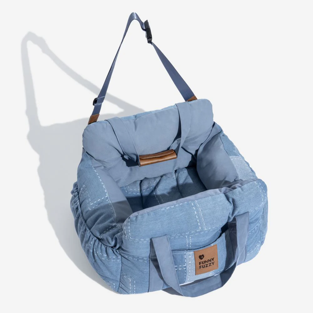 Siège auto portable pour animaux de compagnie style traversin Siège auto pour chien - Image 22