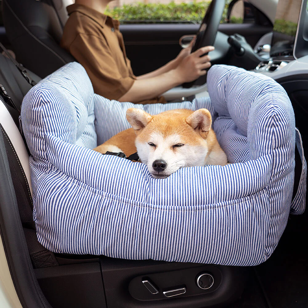 Siège auto portable pour animaux de compagnie style traversin Siège auto pour chien - Image 3