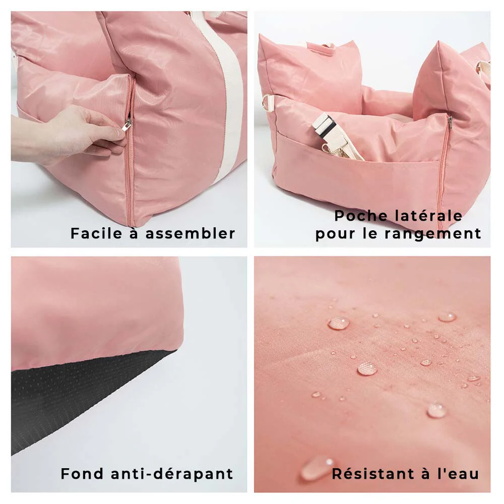 Siège auto imperméable pour chien - Première classe - Image 12