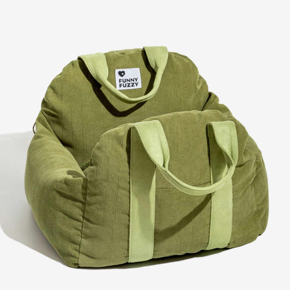 Siège de voiture sécuritaire pour chien à chevrons - Image 6
