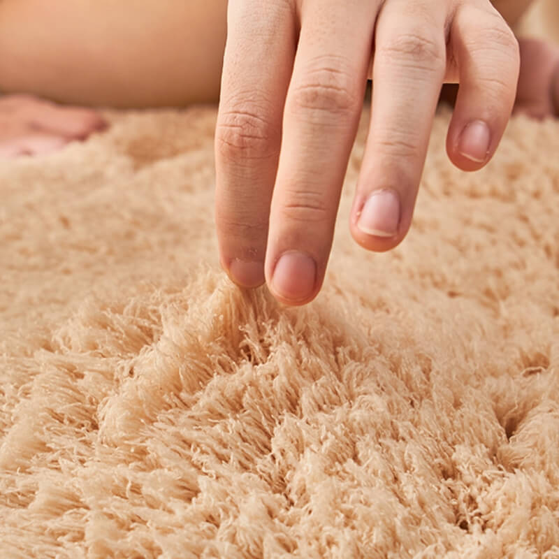 Tapis de chevet en peluche épaisse - Tapis extra doux et confortable - Image 6