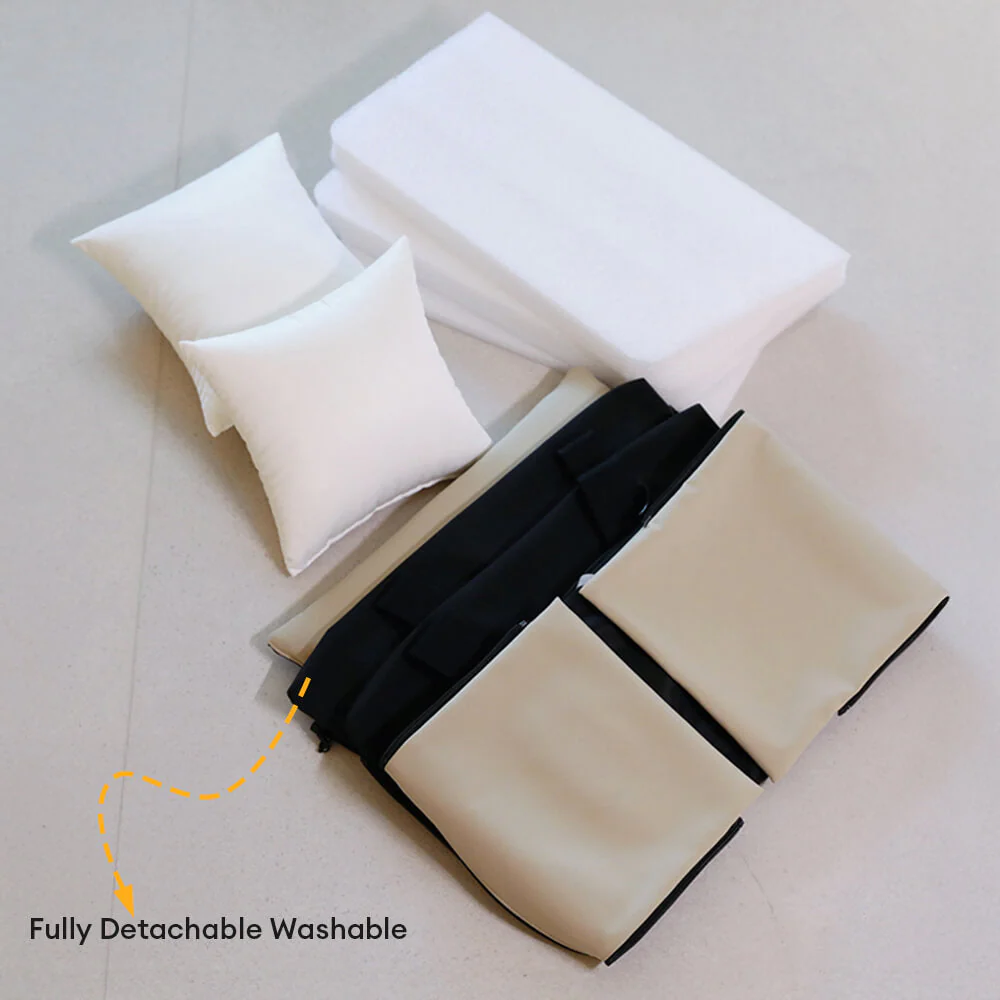 Transporteur de voyage pour animaux de compagnie portable et imperméable avec bloc de couleurs pour console de voiture - Image 8
