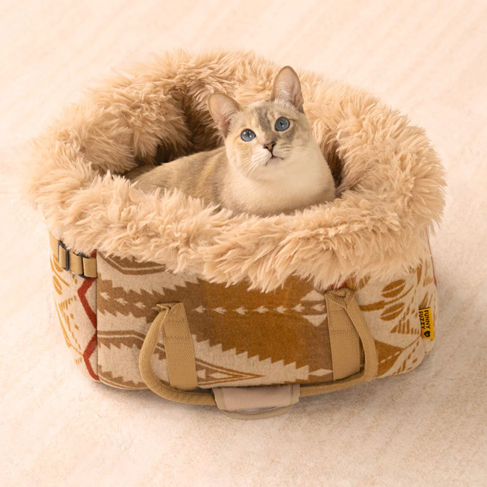 Transporteur pour chat Indie Boho réversible toutes saisons - Wondernap - Image 5