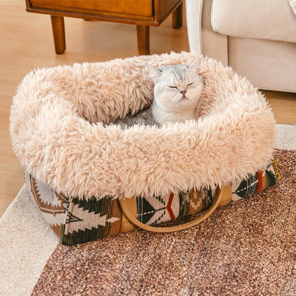 Transporteur pour chat Indie Boho réversible toutes saisons - Wondernap - Image 8