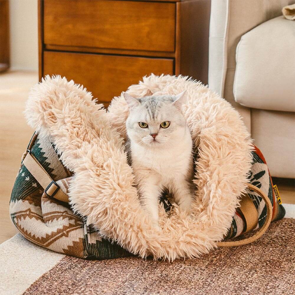 Transporteur pour chat Indie Boho réversible toutes saisons - Wondernap - Image 9